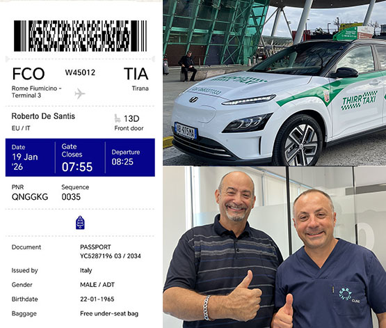 Arrivo a Tirana